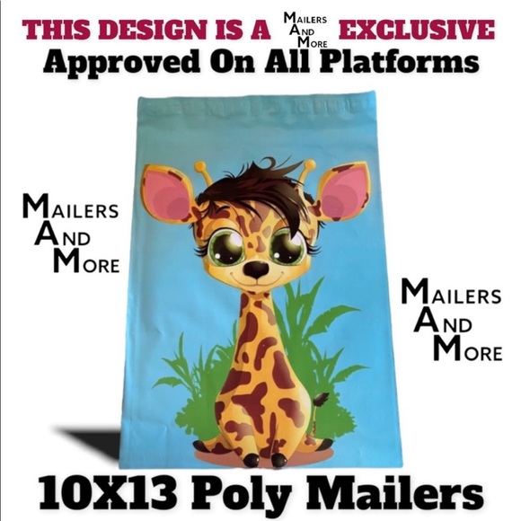 25 10X13 5 Designs 5 Each Wild Things Variety Pack MAILERS, Envelopes, Bags - Picture 4 of 6